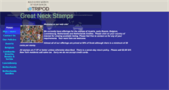 Desktop Screenshot of greatneckstamps.tripod.com