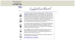 Desktop Screenshot of comfortfrombeyond.tripod.com