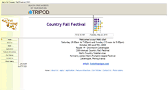 Desktop Screenshot of countryfallfestival.tripod.com