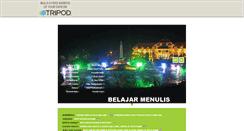 Desktop Screenshot of belajarmenulis.tripod.com