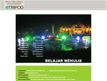 Tablet Screenshot of belajarmenulis.tripod.com
