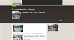 Desktop Screenshot of floridarealestatepoolhome.tripod.com