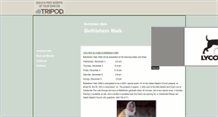 Desktop Screenshot of bethlehemwalk.tripod.com