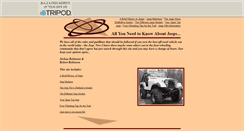 Desktop Screenshot of jeepinfo.tripod.com