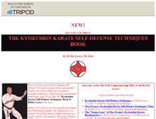 Tablet Screenshot of kyokushinkarate.tripod.com