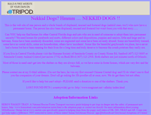 Tablet Screenshot of nekkiddogs.tripod.com