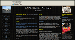 Desktop Screenshot of experimentalrv7.tripod.com
