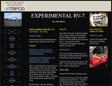 Tablet Screenshot of experimentalrv7.tripod.com