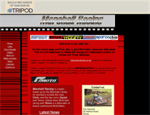 Tablet Screenshot of marshall-racing.tripod.com