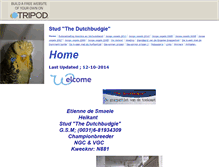 Tablet Screenshot of dutchbudgie.tripod.com