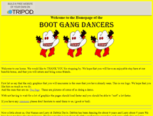 Tablet Screenshot of bootgang.tripod.com