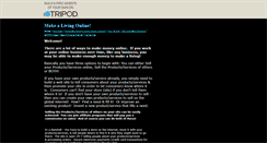 Desktop Screenshot of makealivingonline.tripod.com