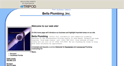 Desktop Screenshot of bellaplumbing.tripod.com