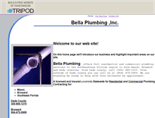 Tablet Screenshot of bellaplumbing.tripod.com