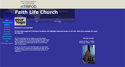 Desktop Screenshot of faithlifechurch.tripod.com