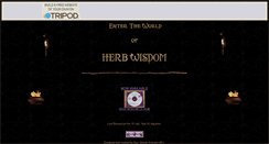 Desktop Screenshot of herbwisdom.tripod.com
