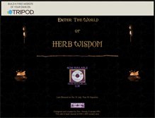 Tablet Screenshot of herbwisdom.tripod.com