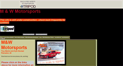 Desktop Screenshot of mandwmotorsports.tripod.com