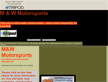 Tablet Screenshot of mandwmotorsports.tripod.com