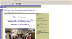 Desktop Screenshot of hillcrest460.tripod.com