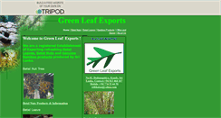 Desktop Screenshot of greenleafexports.tripod.com