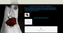 Desktop Screenshot of noraweddingplanner.tripod.com