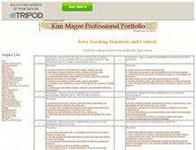 Tablet Screenshot of kjmagee.tripod.com