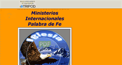 Desktop Screenshot of iglesiapalabradefe.tripod.com