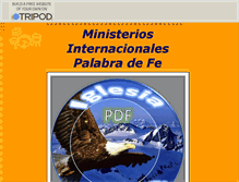 Tablet Screenshot of iglesiapalabradefe.tripod.com