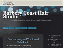 Tablet Screenshot of barberycoasthairstudio.tripod.com