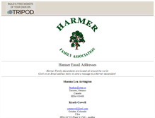 Tablet Screenshot of harmer1.tripod.com