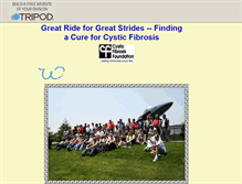 Tablet Screenshot of greatrideforgreatstrides.tripod.com