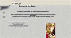 Desktop Screenshot of donnatellatheartist.tripod.com