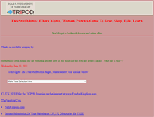 Tablet Screenshot of freestuffmoms.tripod.com
