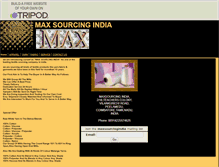 Tablet Screenshot of maxsourcingindia.tripod.com