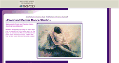 Desktop Screenshot of front-and-center.tripod.com