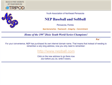 Tablet Screenshot of nepball.tripod.com
