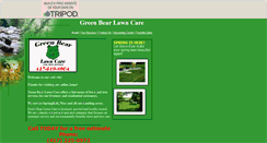 Desktop Screenshot of greenbearlawncare.tripod.com