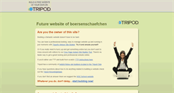 Desktop Screenshot of boersenschaefchen.tripod.com