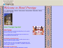 Tablet Screenshot of hotelprestige.tripod.com