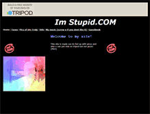 Tablet Screenshot of imstupid.tripod.com