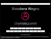 Tablet Screenshot of banderanegra0.tripod.com
