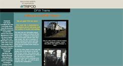 Desktop Screenshot of dfwtrains.tripod.com