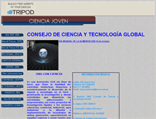 Tablet Screenshot of cienciajoven.pe.tripod.com