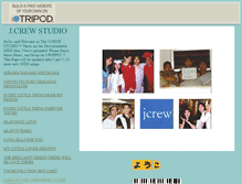 Tablet Screenshot of jcrewstudio.tripod.com