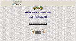 Desktop Screenshot of deepakmaharaj.tripod.com
