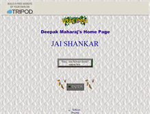 Tablet Screenshot of deepakmaharaj.tripod.com