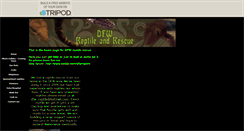 Desktop Screenshot of dfwreptilerescue.tripod.com
