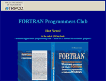 Tablet Screenshot of fortran-windows.tripod.com