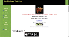 Desktop Screenshot of joemodica.tripod.com
